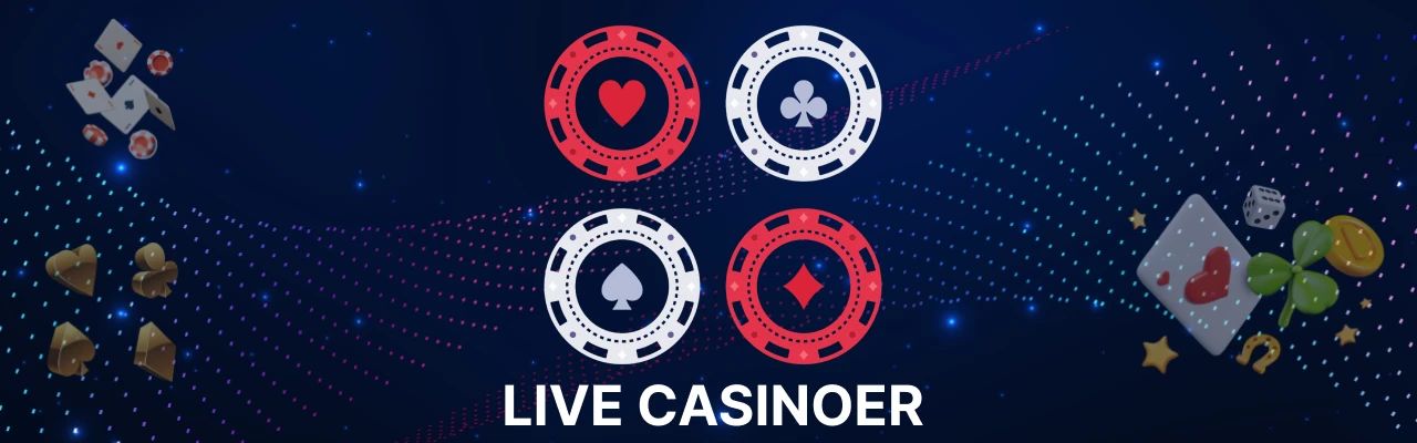 Live casinoer i norge