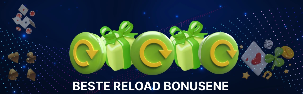 Beste reload bonusene