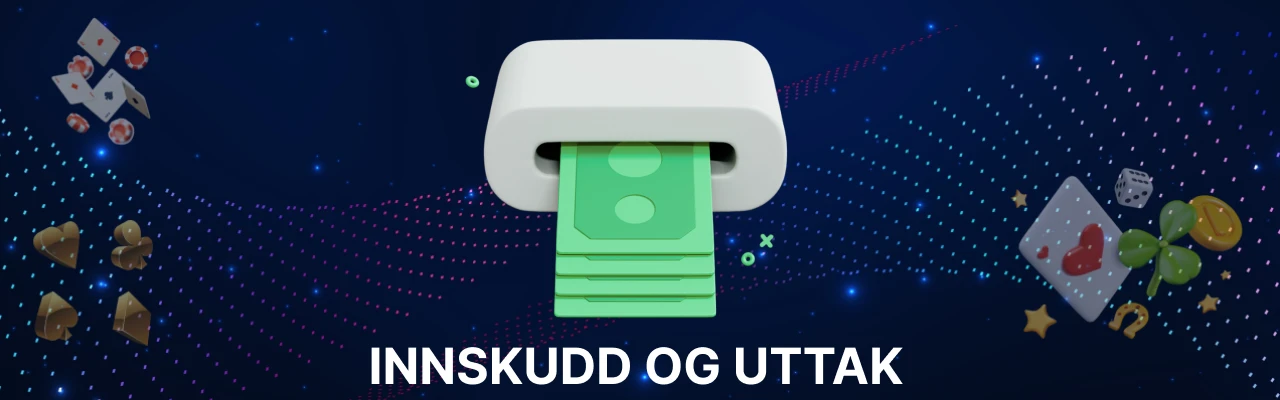 Innskudd og uttak med paypal