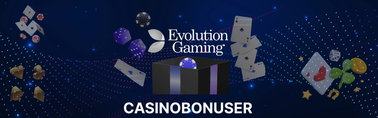 Casinobonuser på spill fra evolution gaming