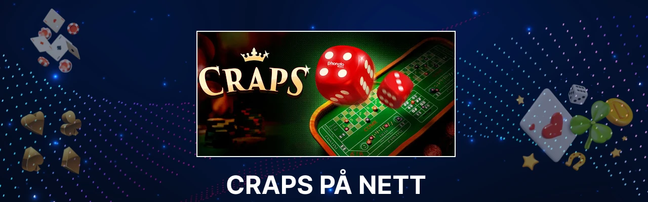 Spille craps på nett