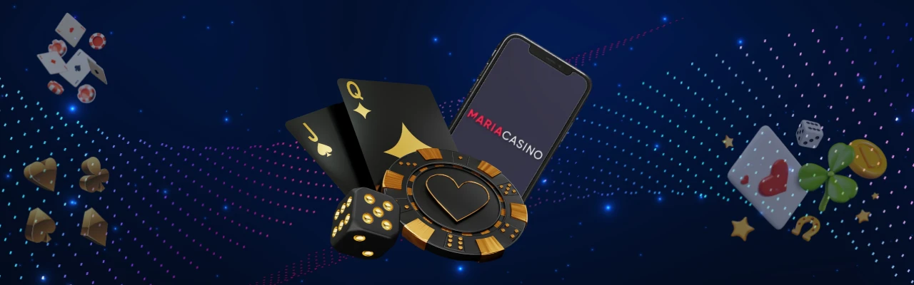 Spille live casino på mobilen hos maria casino