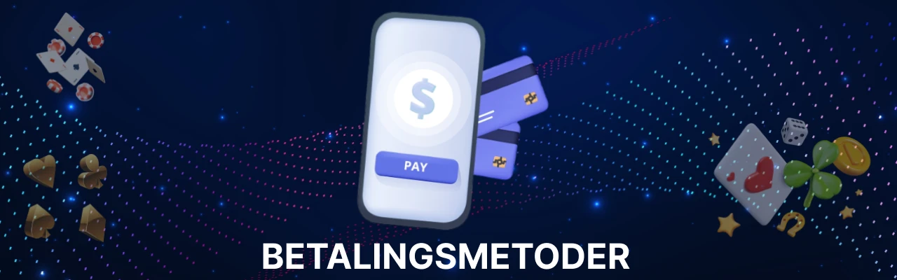 Betalingsmetoder hos comeon casino