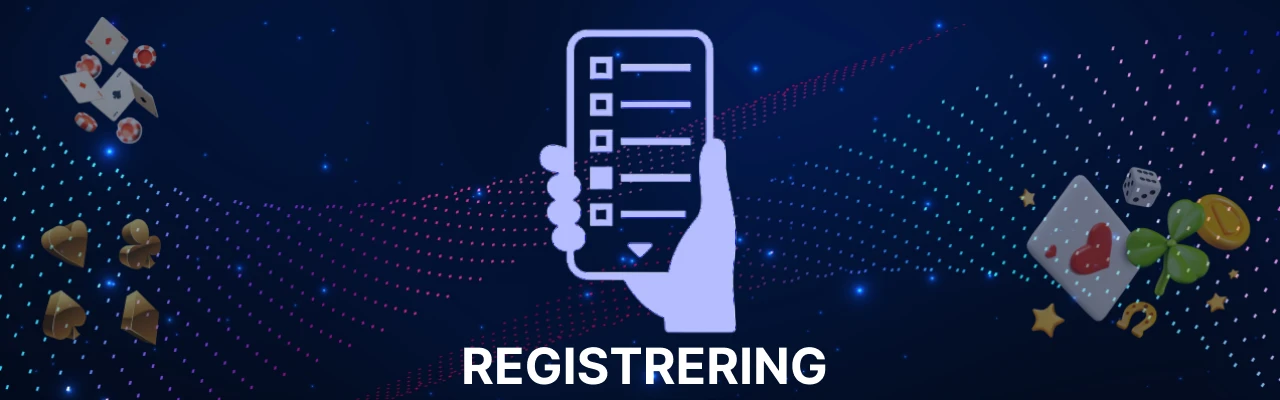 Registrerer deg på norgesautomaten