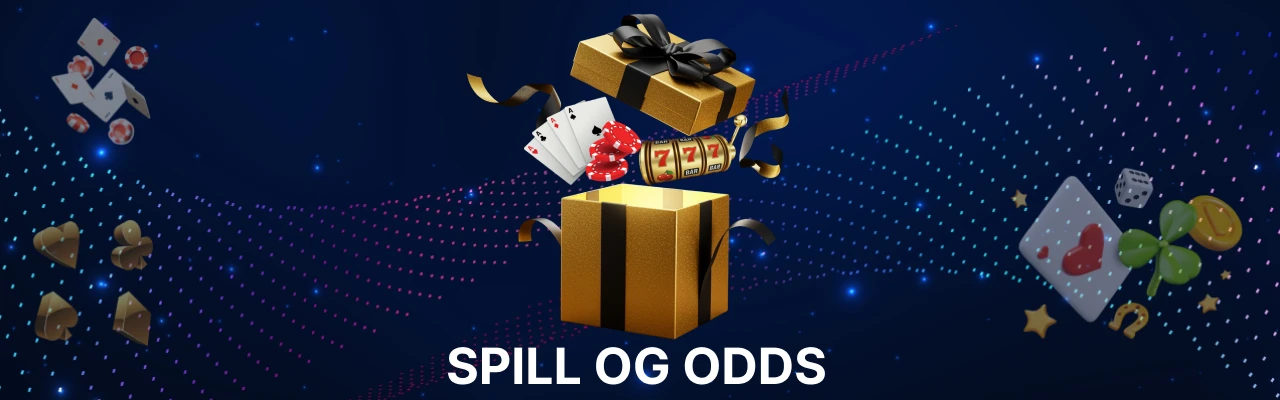 Spill og odds hos casino velkomstbonus