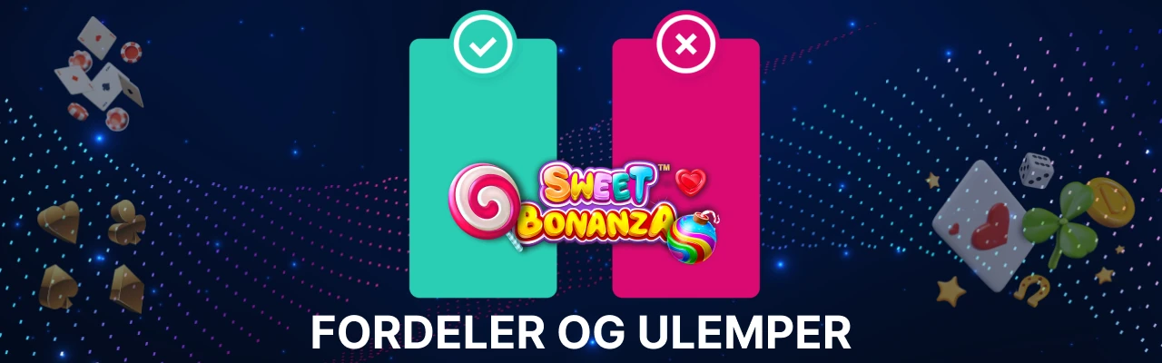 Fordeler og ulemper med sweet bonanza