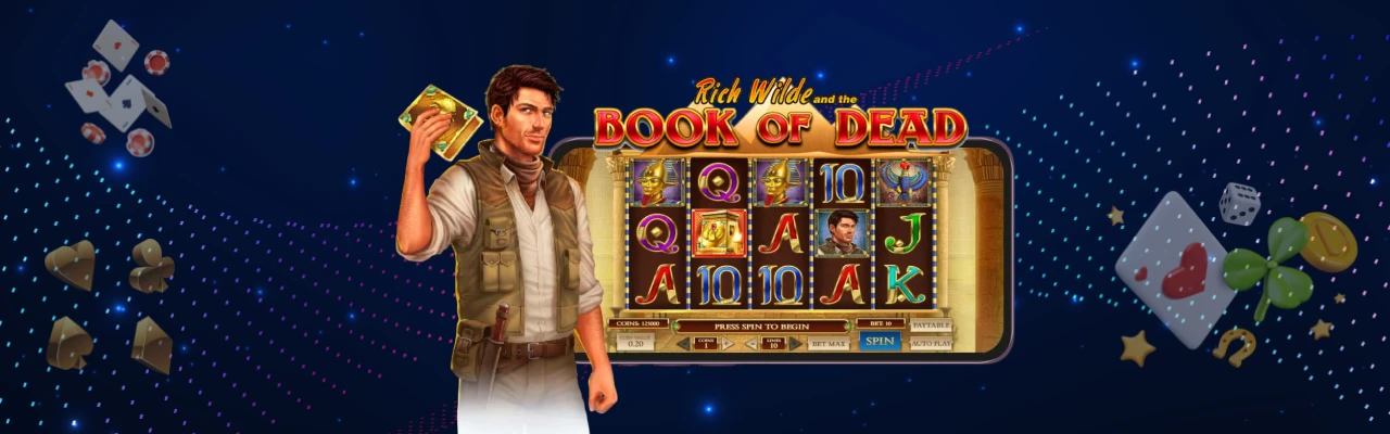 Spilleautomaten book of dead i norge