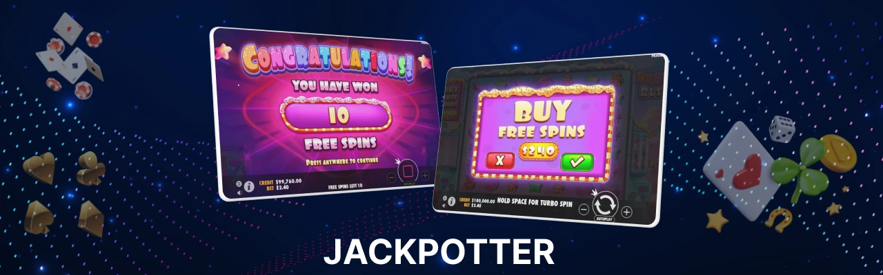 Jackpotter i spilleautomaten sugar rush