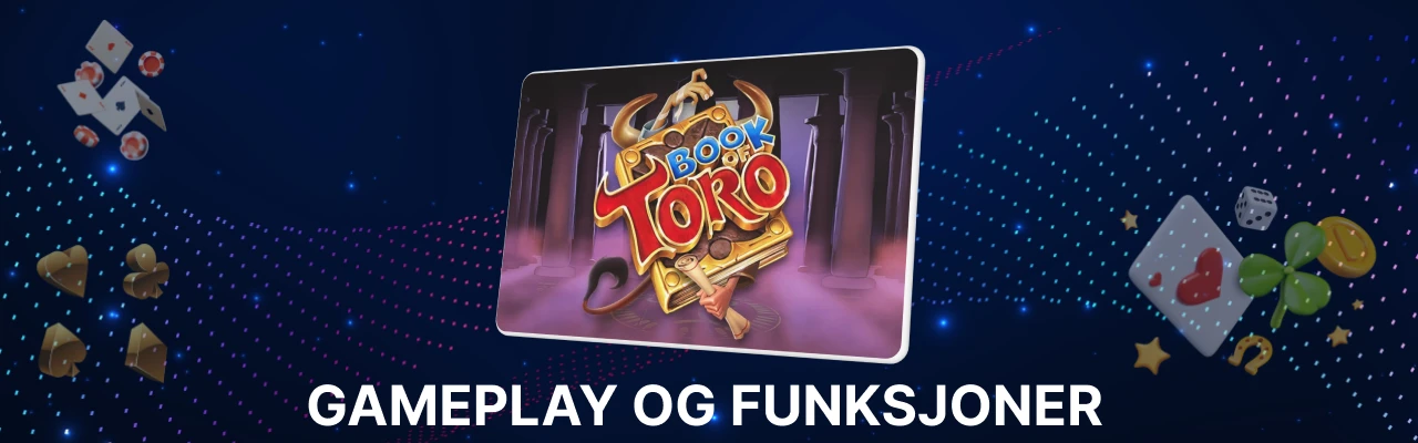 Spilleautomaten book of toro i norge