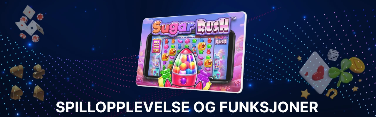 Spilleautomaten sugar rush i norge