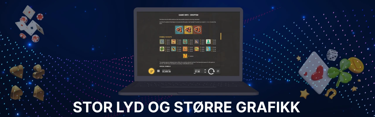 Drop em spilleautomat