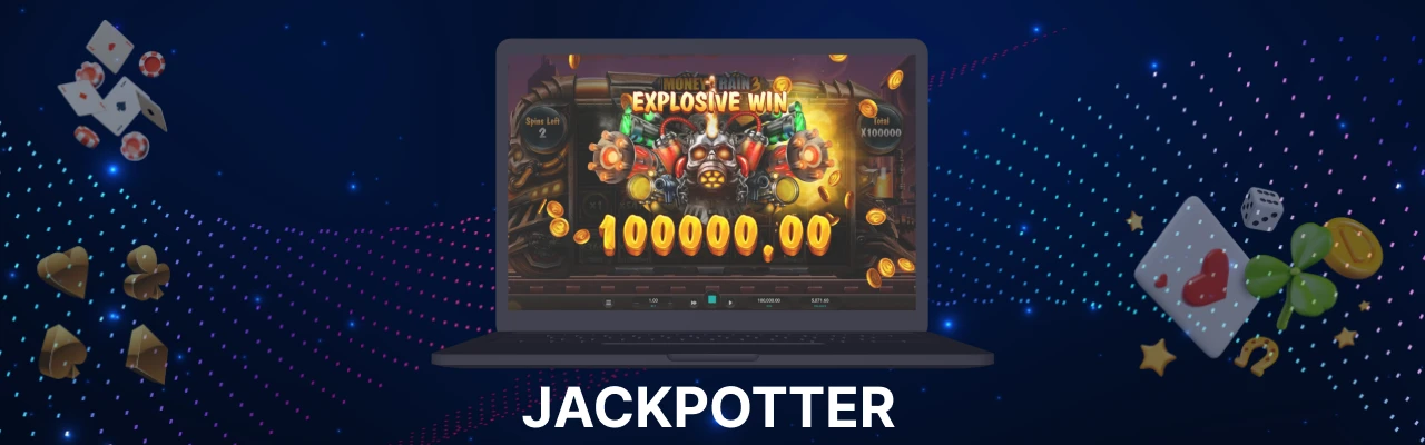 Jackpoter hos spilleautomaten money train 3