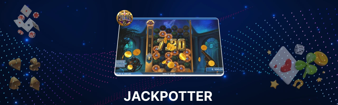 Spilleautomaten cygnus 2 jackpoter