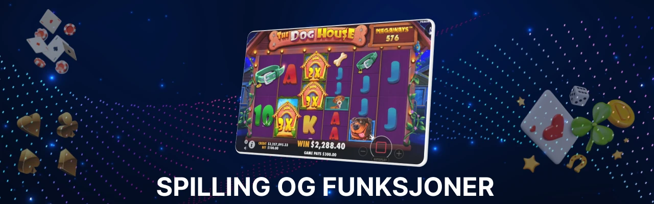 Spilleautomaten dog house megaways i norge