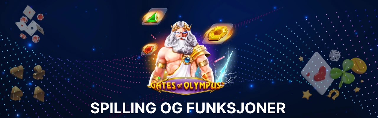 Spilleautomaten gates of olympus i norge