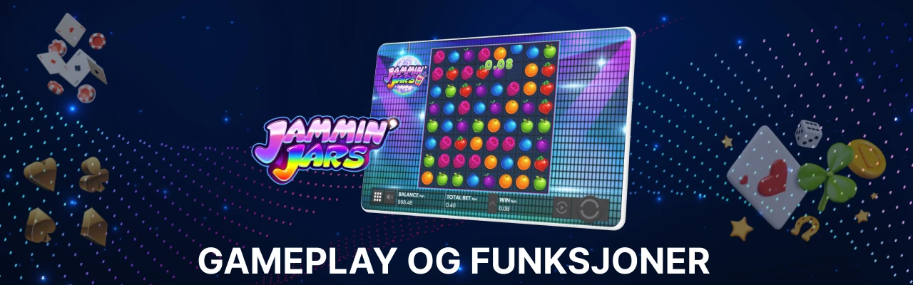 Spilleautomaten jammin jars i norge