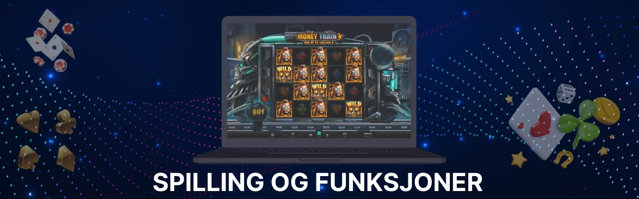 Spilleautomaten money train 3 i norge