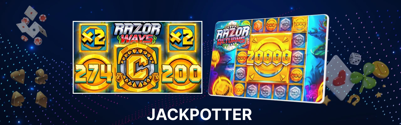 Spilleautomaten razor returns jackpotter