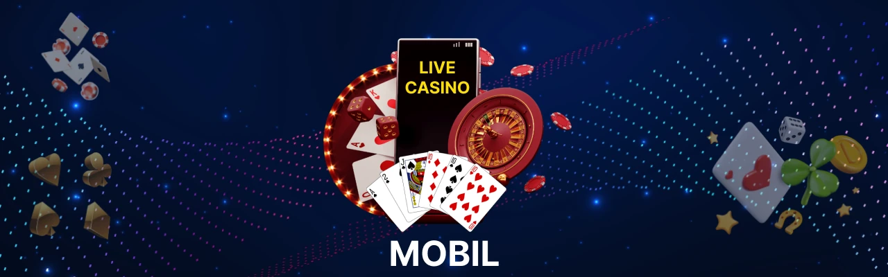 Live casino spill på mobil